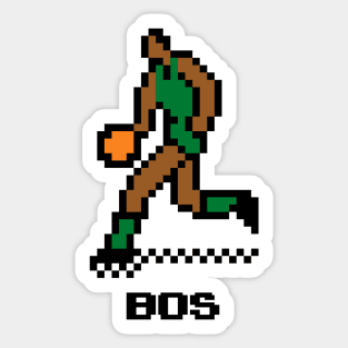 8-Bit Basketball - Boston Sticker